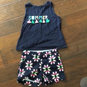 Summer/popsicle tank and shorts size ten